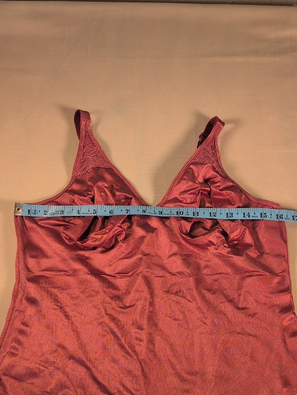 Ruby Ribbon Pin-Up Cami Level 4 Support Size 42 in Mesa Rose - Picture 6 of 7